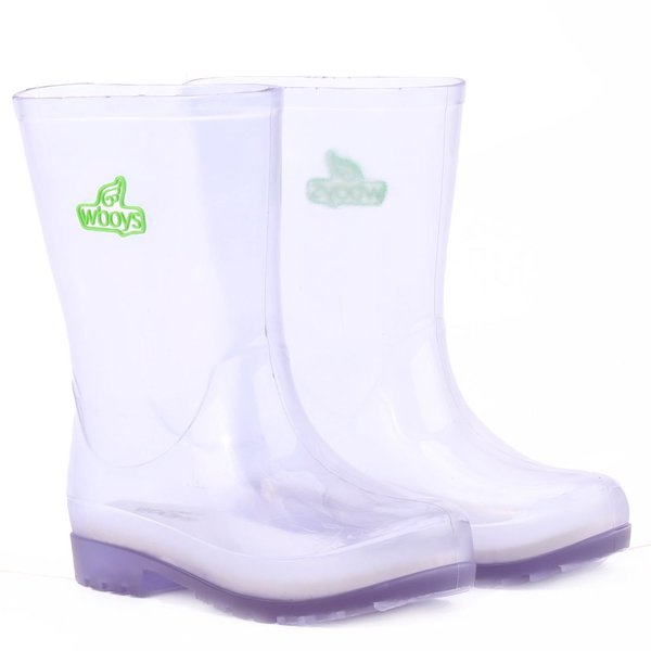 Galocha Infantil WBoys Tom Clear Kids Transparente