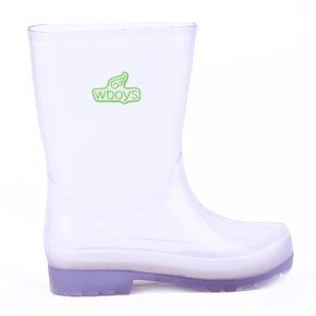 Galocha Infantil WBoys Tom Clear Kids Transparente