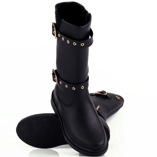 bota infantil montaria feminina worldcolors ana preto 328 001 992 2
