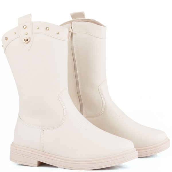 bota infantil feminina ana worldcolors off white 328 008 3968 2