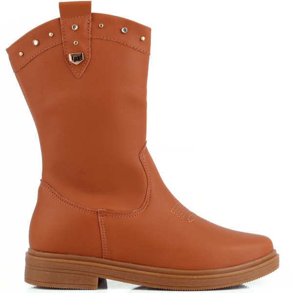 bota infantil feminina ana worldcolors canela 328 008 3997 4