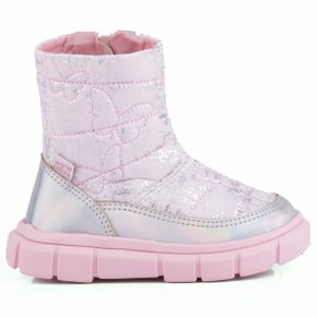 coturno bota infantil feminina worldcolors music baby prata holografico 287008 2661 1