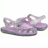 02 76059 sandalia feminina injetada sandalia lilly kids 76 prata aluminio lilas