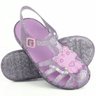 03 76059 sandalia feminina injetada sandalia lilly kids 76 prata aluminio lilas