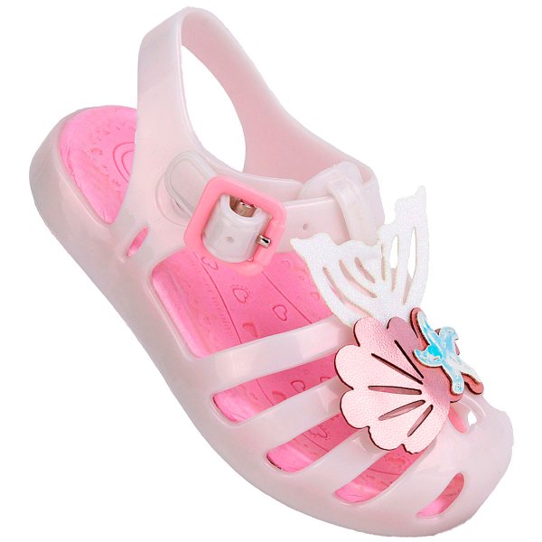 sandalia infantil feminina worldcolors lilly fundo do mar branco perolado 75083 3932
