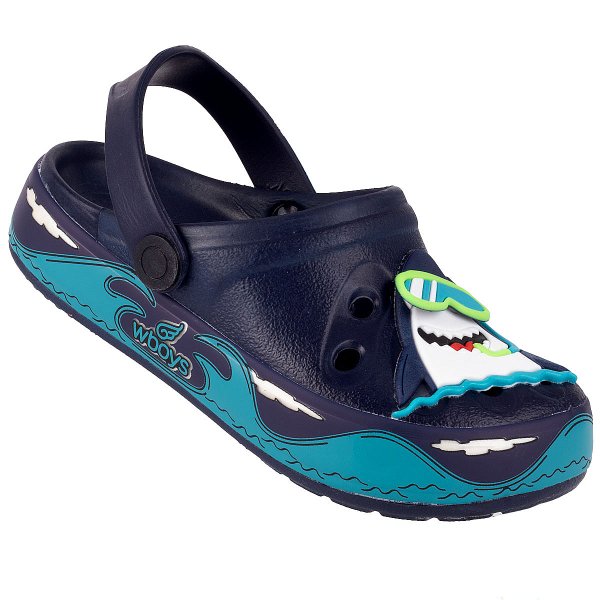 babuche infantil masculino menino worldcolors azul marinho soft 300009 3919 0