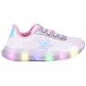 tenis infantil feminino jogging led worldcolors branco 00