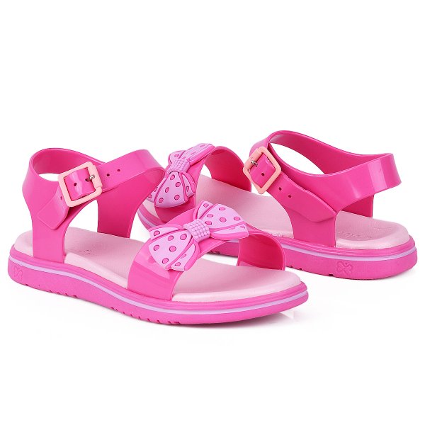 Sandália Papete Infantil Feminina WorldColors Manu Pink