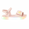 sandalia infantil com led worldcolors menina