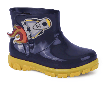 Galocha Infantil Masculina Wboys Tom Baby Marinho para meninos