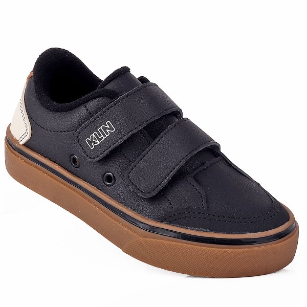 05 tenis infantil menino casual freestyle klin worldcolors preto