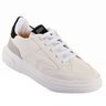 01 tenis infantil masculino klin capri branco com cinza e preto
